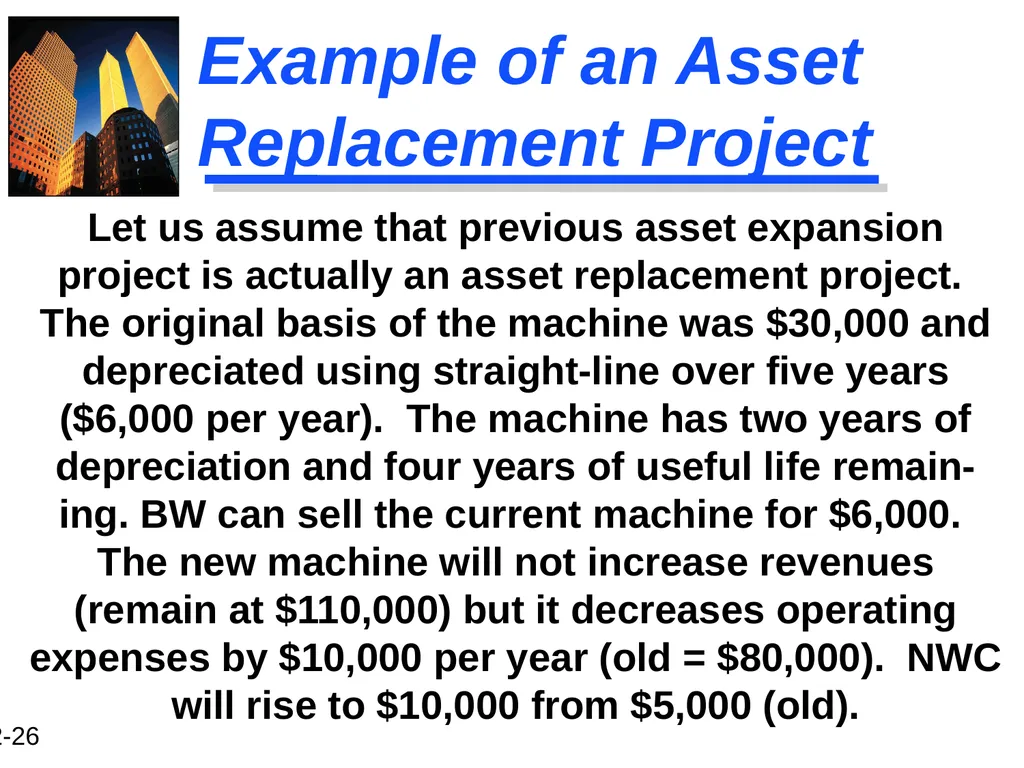 Chapter 12 Capital Budgeting and Estimating Cash - slide 26 of 31