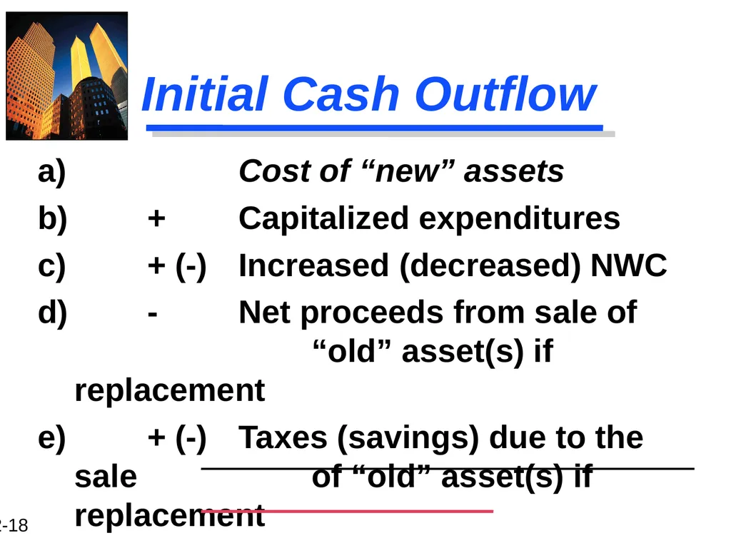 Chapter 12 Capital Budgeting and Estimating Cash - slide 18 of 31