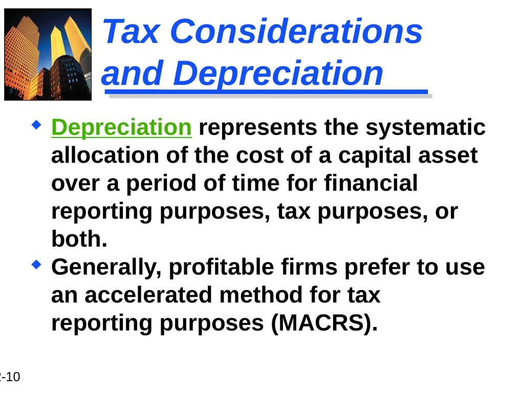 Chapter 12 Capital Budgeting and Estimating Cash - slide 10 of 31
