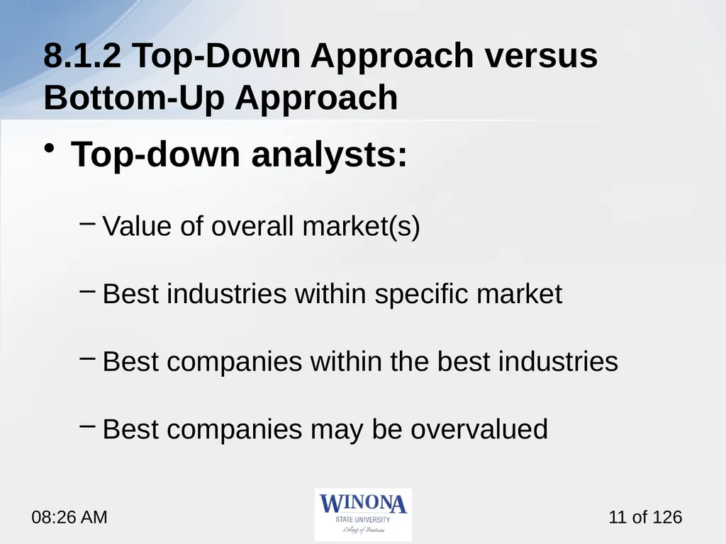 Topic 7: Equity Valuation Larry Schrenk, - slide 11 of 126