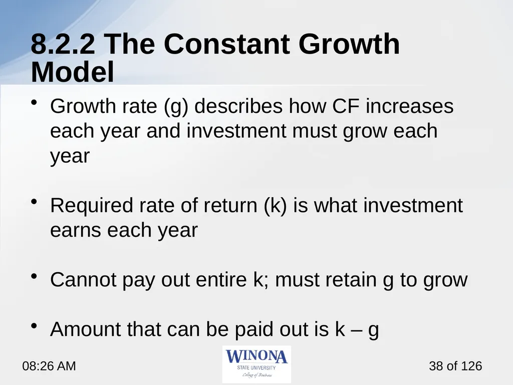 Topic 7: Equity Valuation Larry Schrenk, - slide 38 of 126