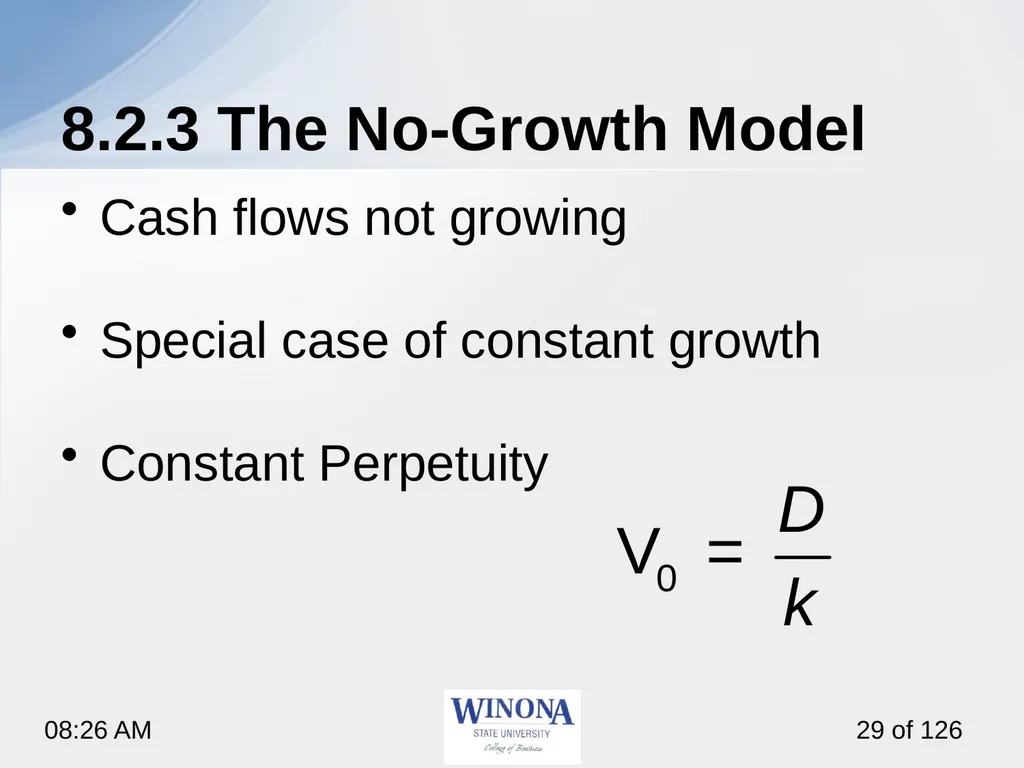Topic 7: Equity Valuation Larry Schrenk, - slide 29 of 126