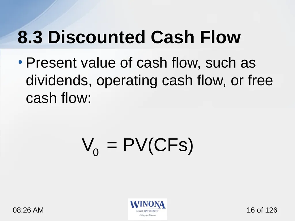 Topic 7: Equity Valuation Larry Schrenk, - slide 16 of 126