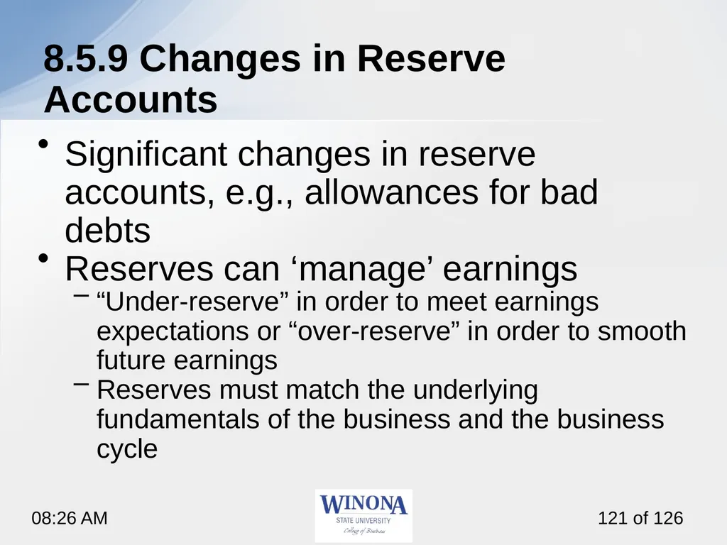 Topic 7: Equity Valuation Larry Schrenk, - slide 121 of 126