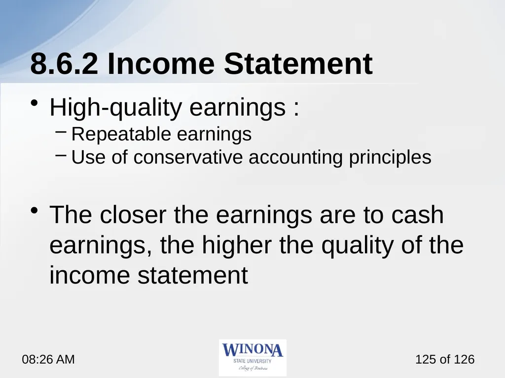 Topic 7: Equity Valuation Larry Schrenk, - slide 125 of 126