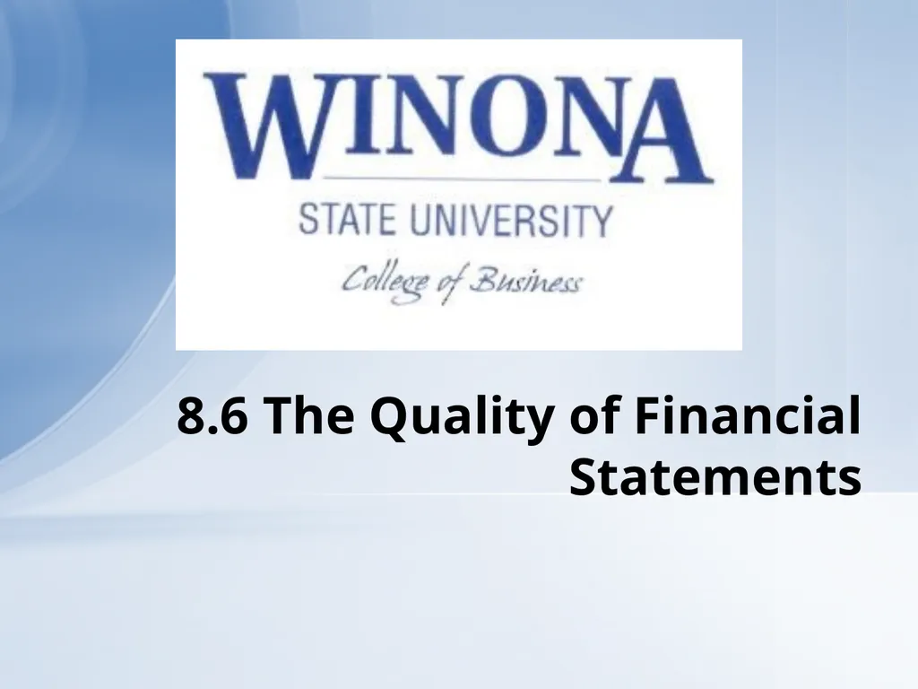 Topic 7: Equity Valuation Larry Schrenk, - slide 123 of 126