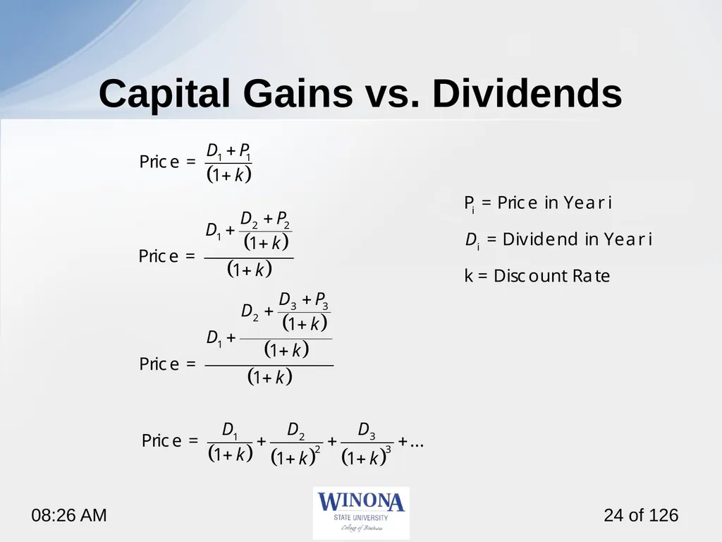 Topic 7: Equity Valuation Larry Schrenk, - slide 24 of 126