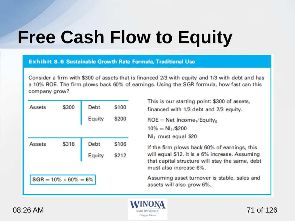 Topic 7: Equity Valuation Larry Schrenk, - slide 71 of 126