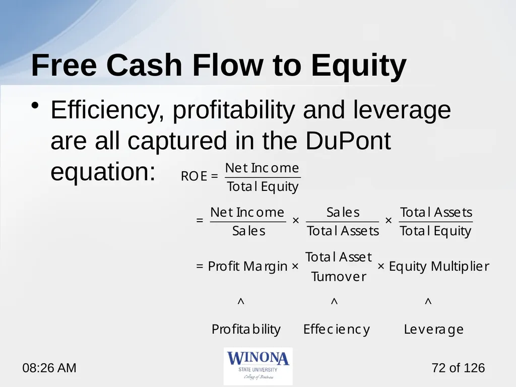 Topic 7: Equity Valuation Larry Schrenk, - slide 72 of 126