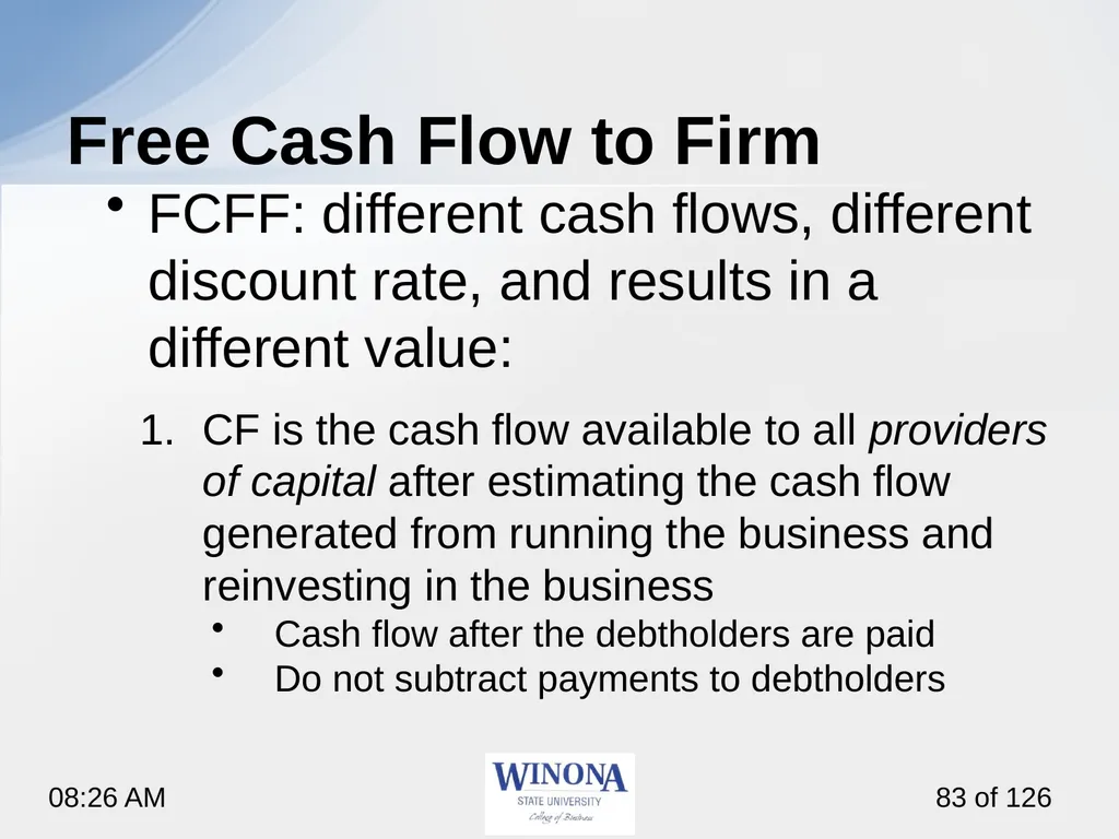 Topic 7: Equity Valuation Larry Schrenk, - slide 83 of 126