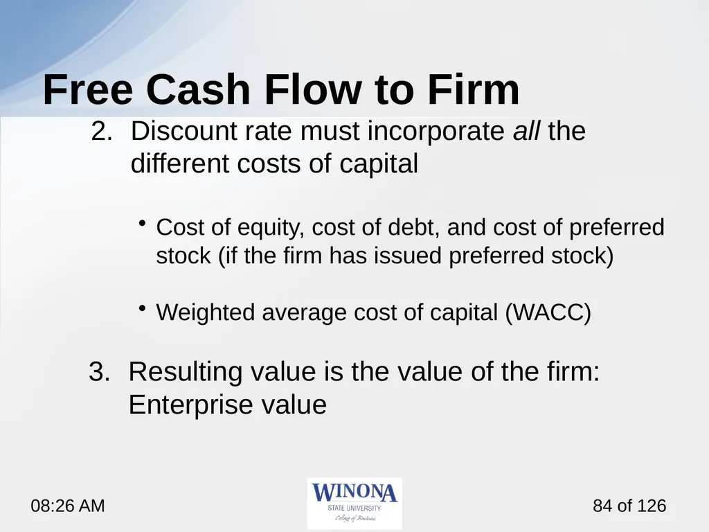 Topic 7: Equity Valuation Larry Schrenk, - slide 84 of 126