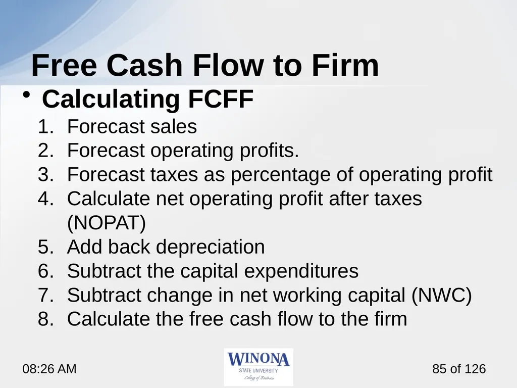 Topic 7: Equity Valuation Larry Schrenk, - slide 85 of 126