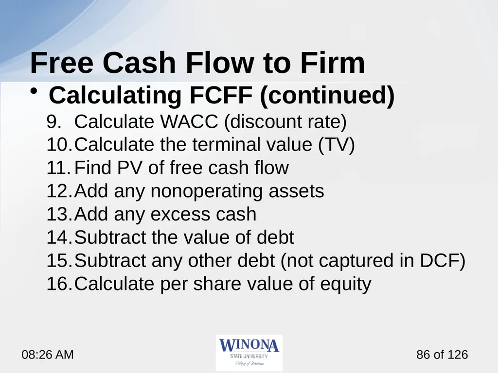 Topic 7: Equity Valuation Larry Schrenk, - slide 86 of 126
