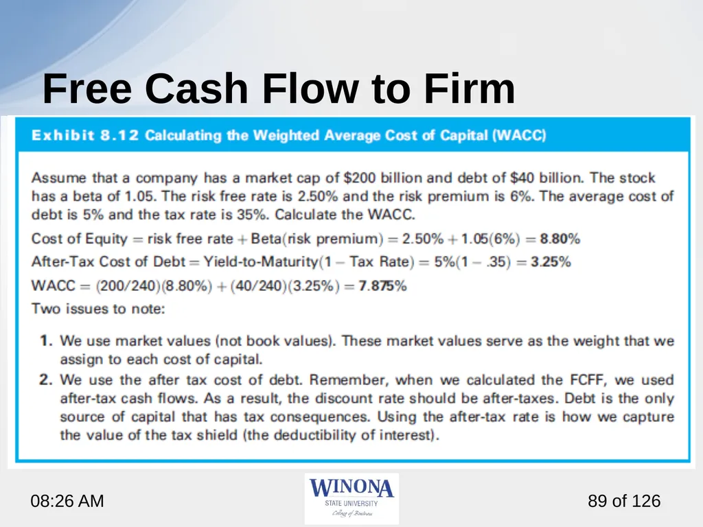 Topic 7: Equity Valuation Larry Schrenk, - slide 89 of 126