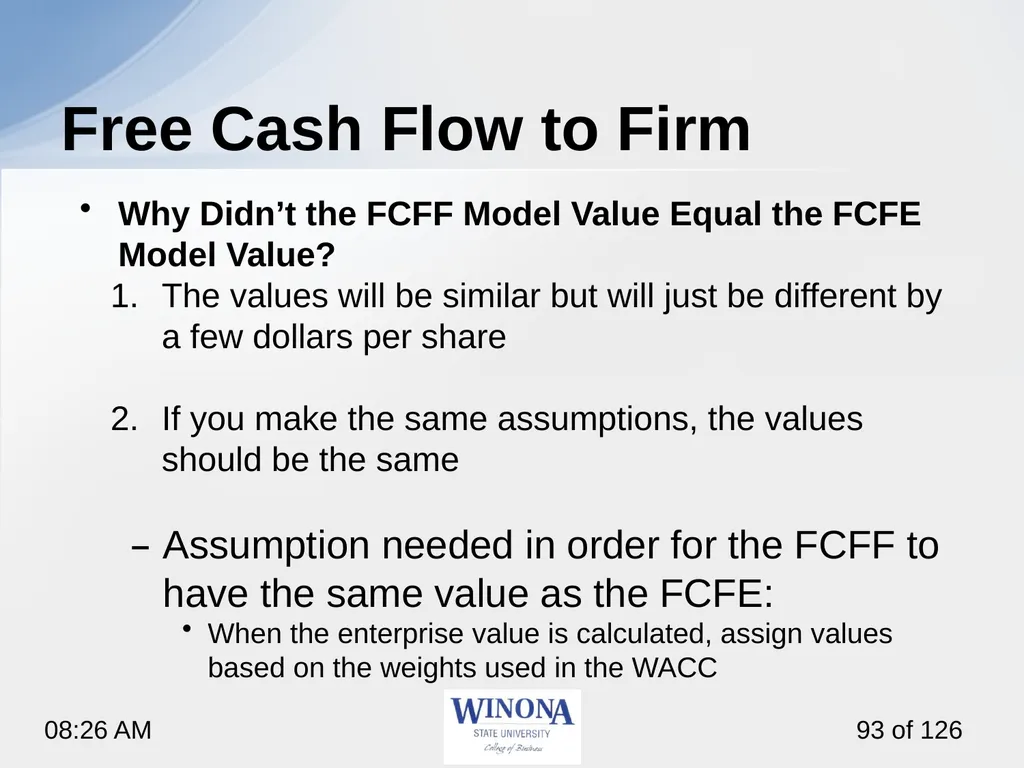 Topic 7: Equity Valuation Larry Schrenk, - slide 93 of 126