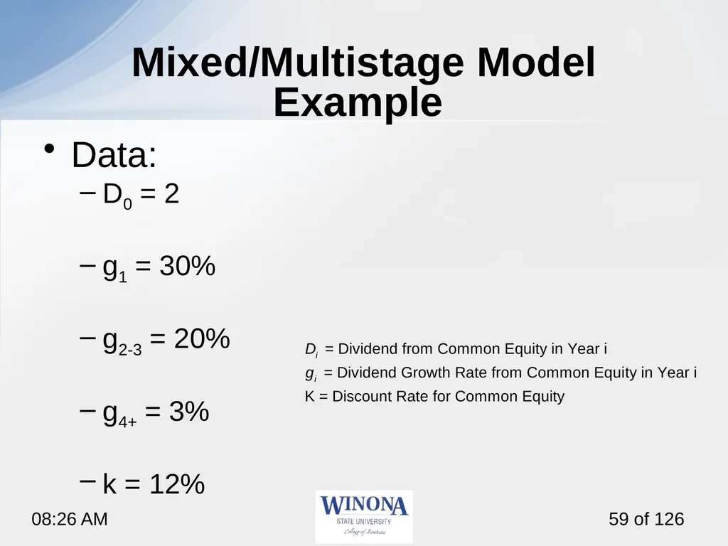 Topic 7: Equity Valuation Larry Schrenk, - slide 59 of 126