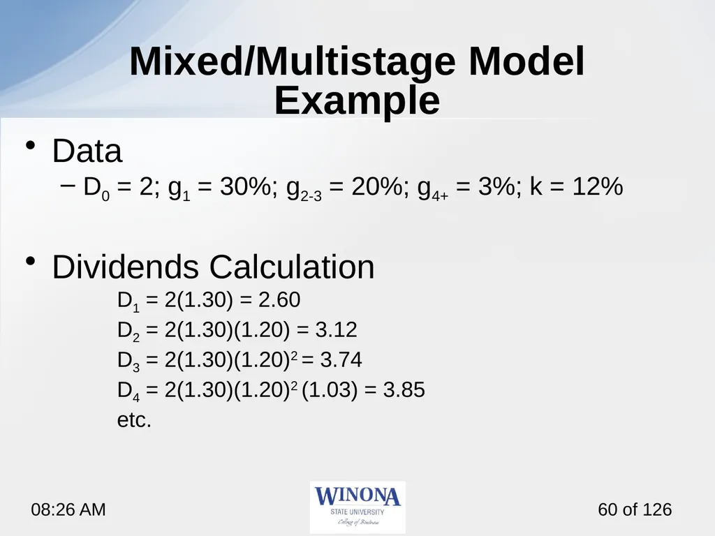Topic 7: Equity Valuation Larry Schrenk, - slide 60 of 126