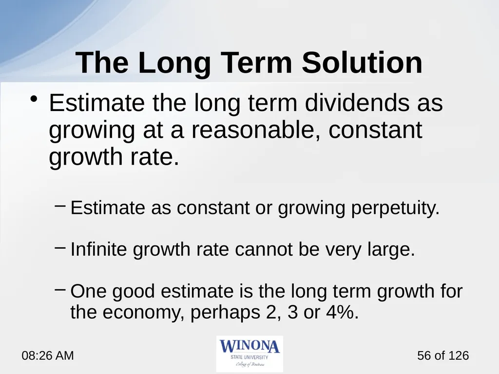 Topic 7: Equity Valuation Larry Schrenk, - slide 56 of 126