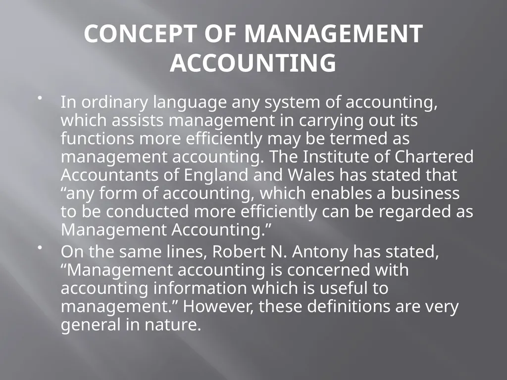 DEPARTMENT : BUSINESS ADMINISTRATION TOPIC - slide 7 of 20