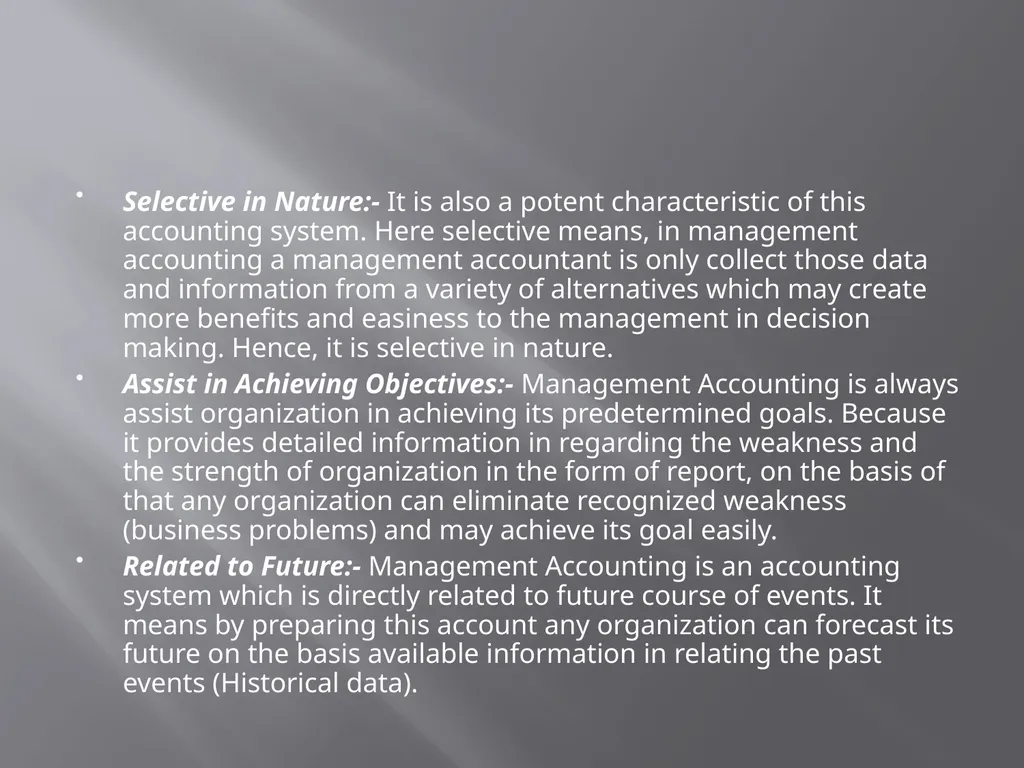 DEPARTMENT : BUSINESS ADMINISTRATION TOPIC - slide 5 of 20