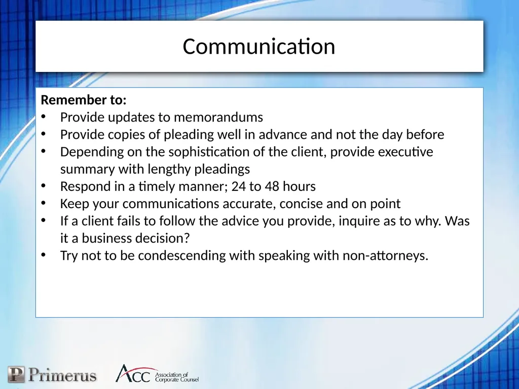 Creating Better Relationships with Clients By: - slide 5 of 9