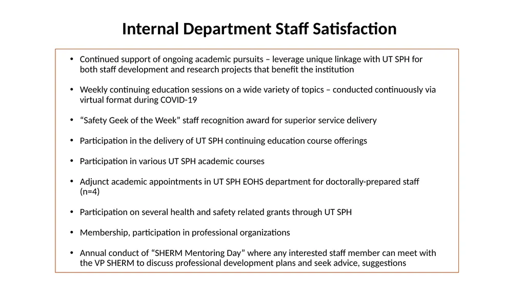 FY20 SHERM Metrics-Based Performance Summary Key - slide 39 of 46