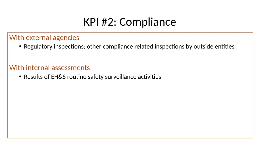 FY20 SHERM Metrics-Based Performance Summary Key - slide 15 of 46