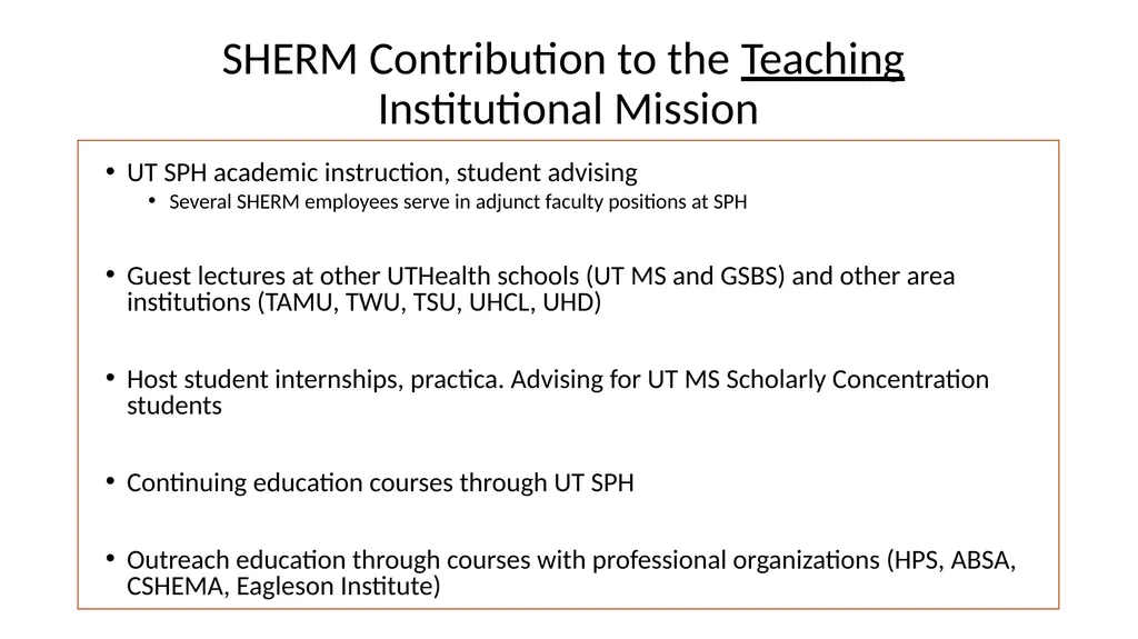 FY20 SHERM Metrics-Based Performance Summary Key - slide 43 of 46