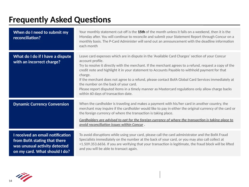 Purchase/Travel Program New Card Registration and - slide 14 of 18