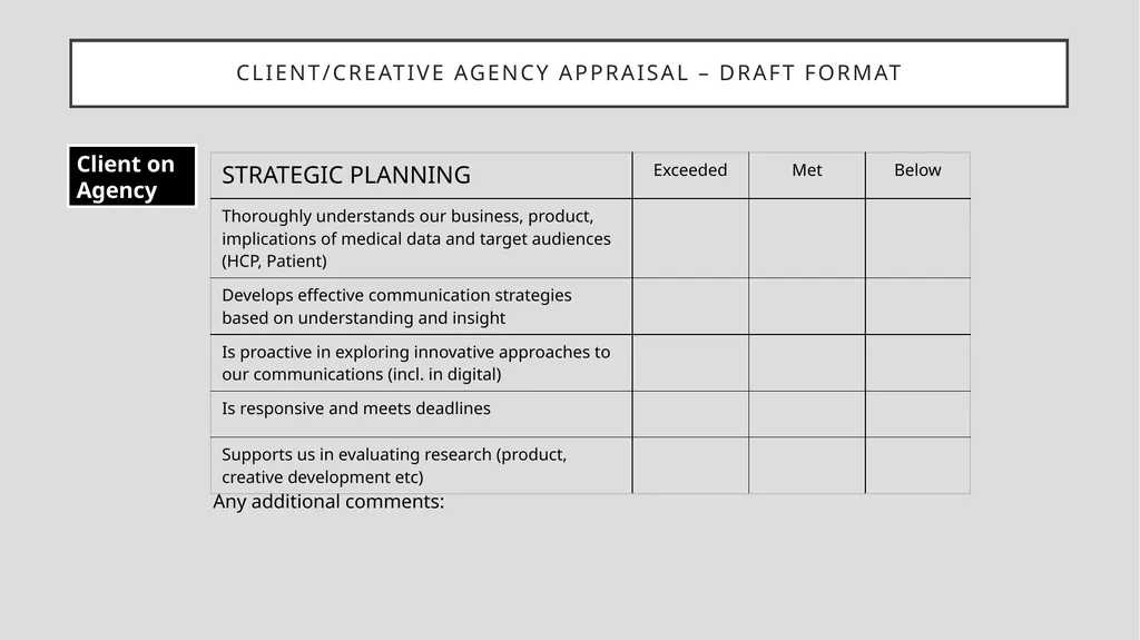 HOW TO STRUCTURE A 360 APPRAISAL For more - slide 4 of 10