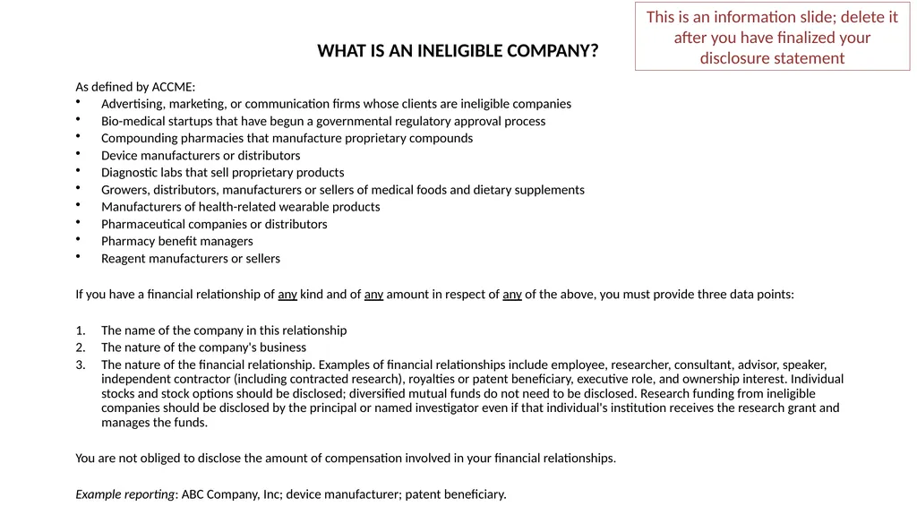 ACCME updated its Standards for Integrity and - slide 2 of 5