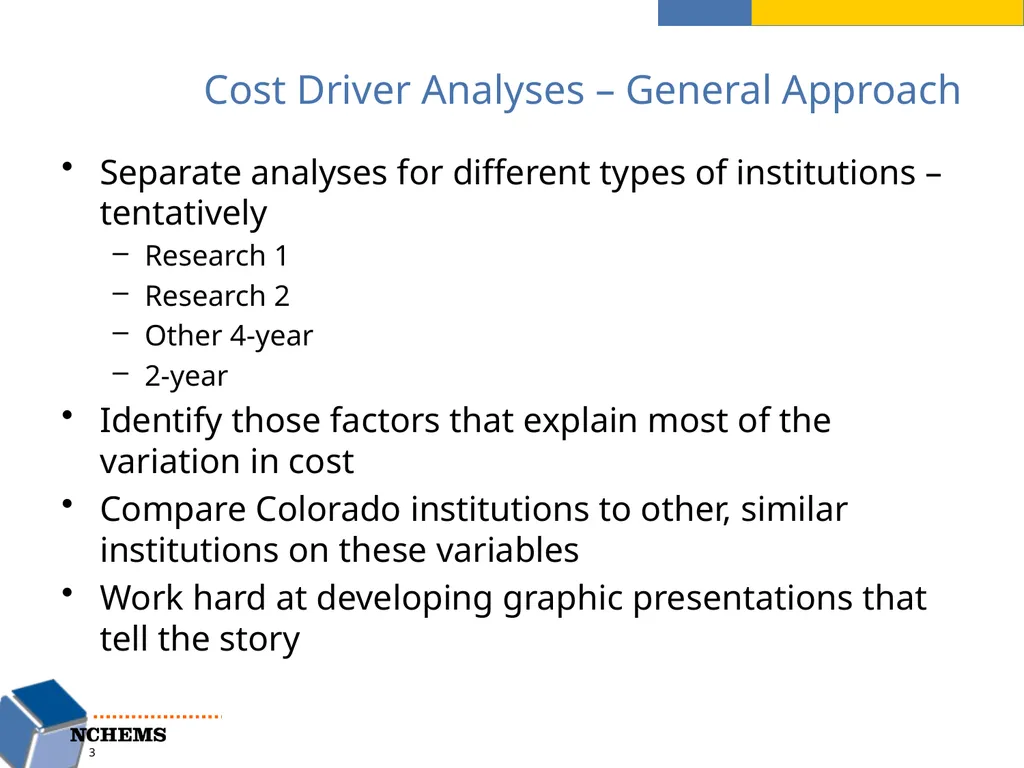 Cost Driver Analysis: General Approach to the Work - slide 3 of 16