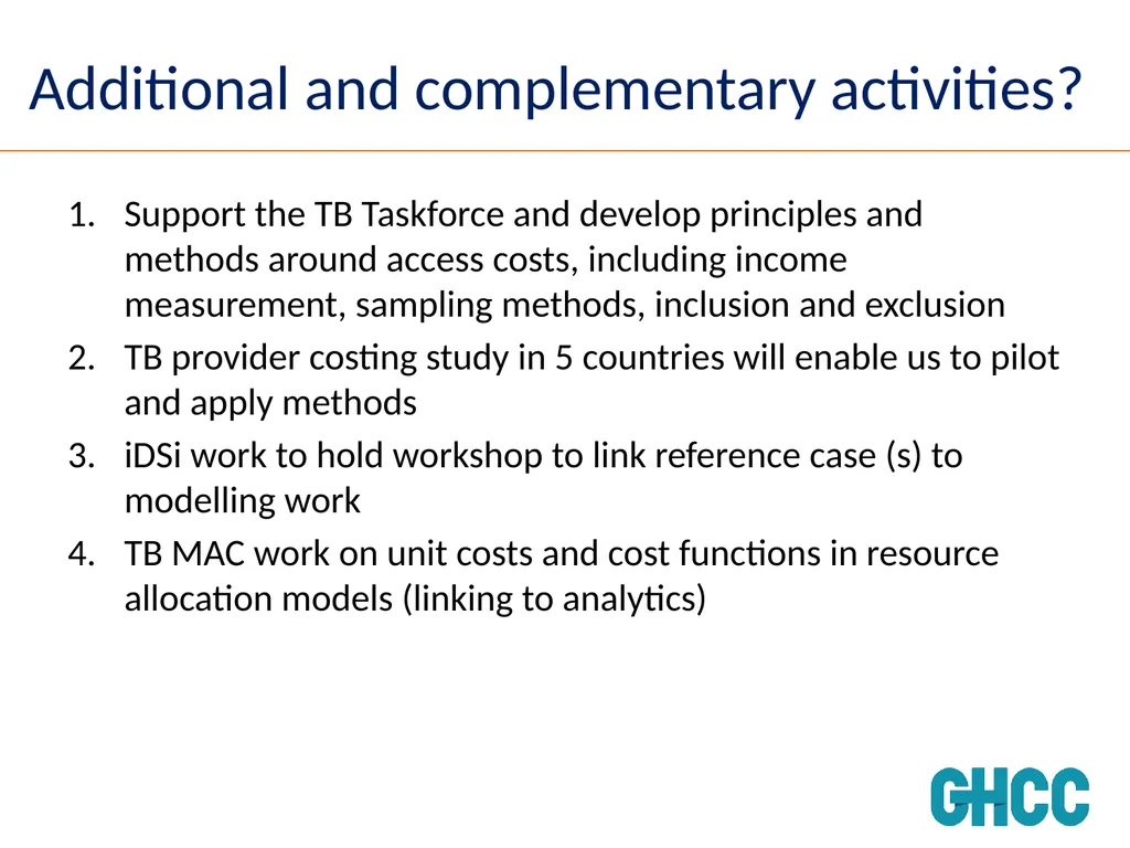 Setting Standards for Global Health Costing Anna - slide 47 of 49