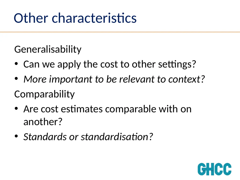 Setting Standards for Global Health Costing Anna - slide 33 of 49