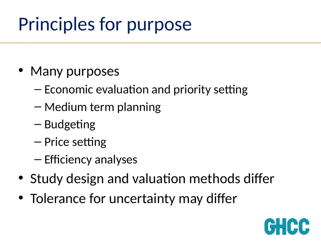 Setting Standards for Global Health Costing Anna - slide 13 of 49