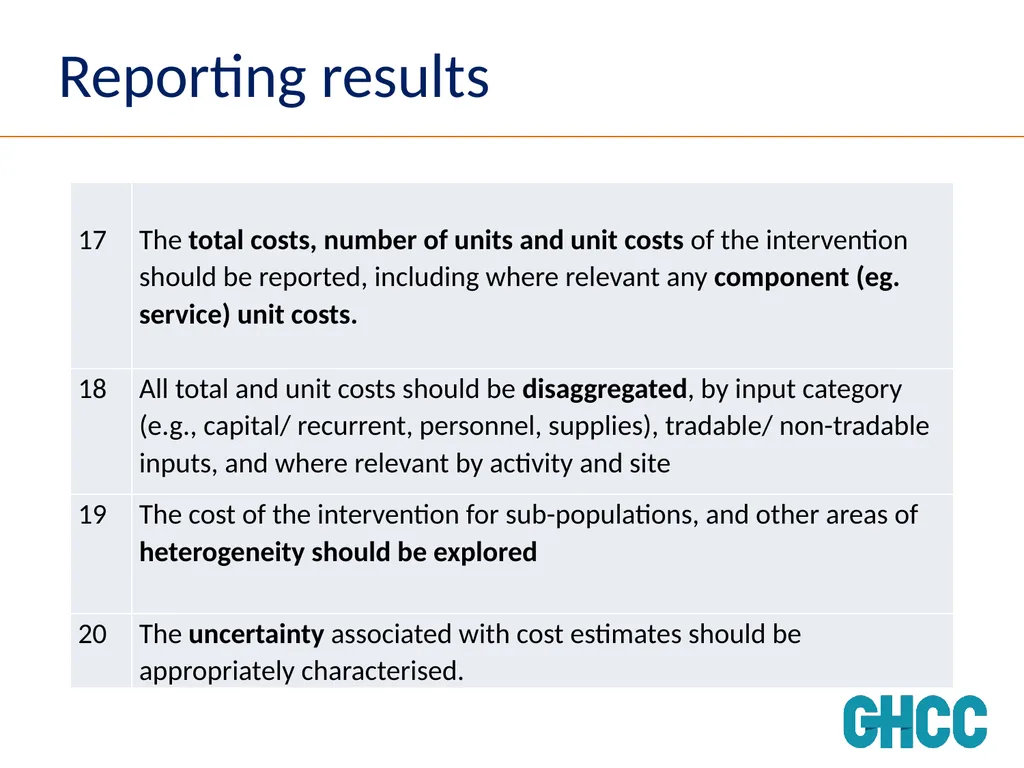Setting Standards for Global Health Costing Anna - slide 24 of 49