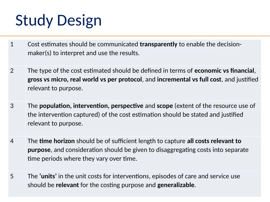 Setting Standards for Global Health Costing Anna - slide 42 of 49