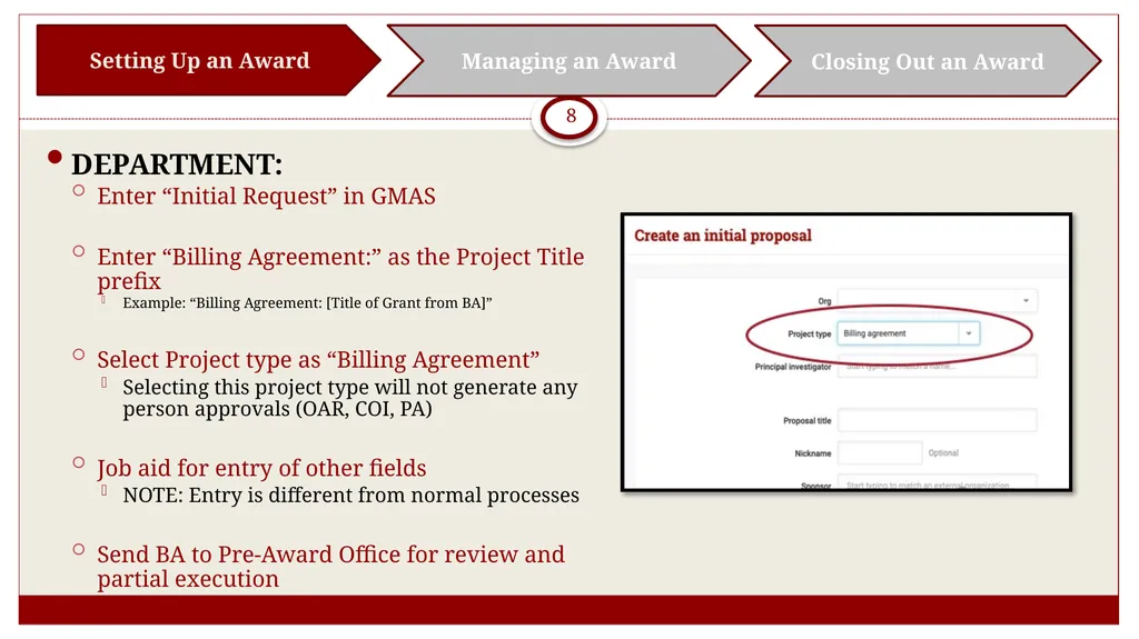 Overview: GMAS Billing agreements October 10, 2019 - slide 8 of 16