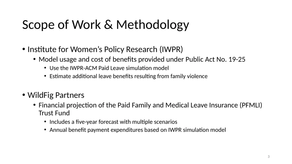 Financial Analysis & Trust Fund Forecasts in the - slide 3 of 35