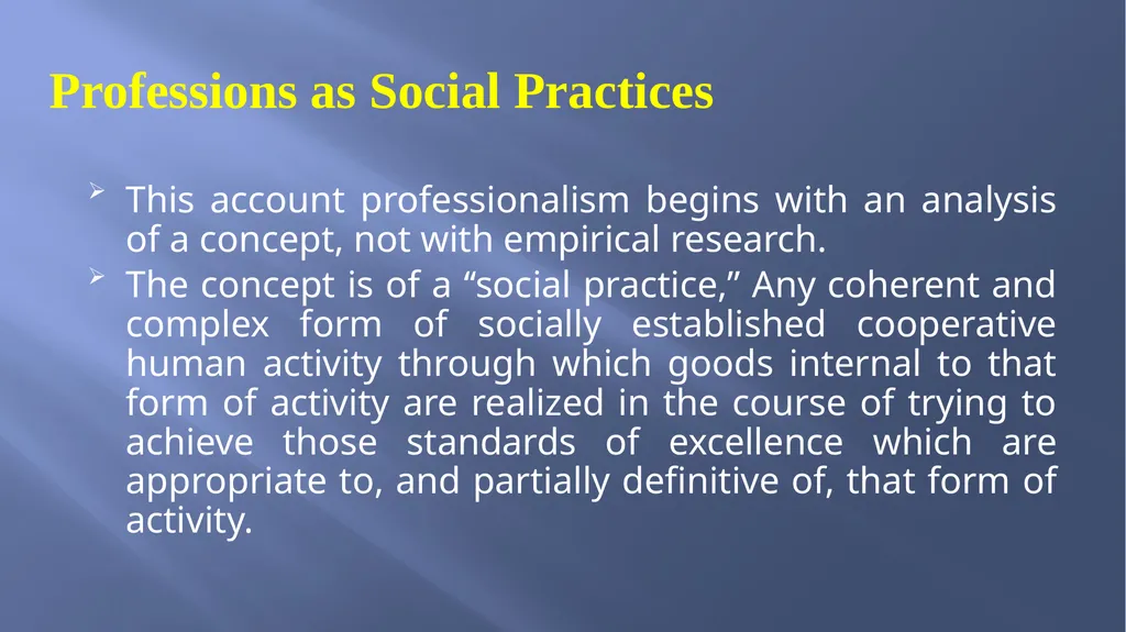 Engineering Profession Ethics Chapter Three/ - slide 7 of 13