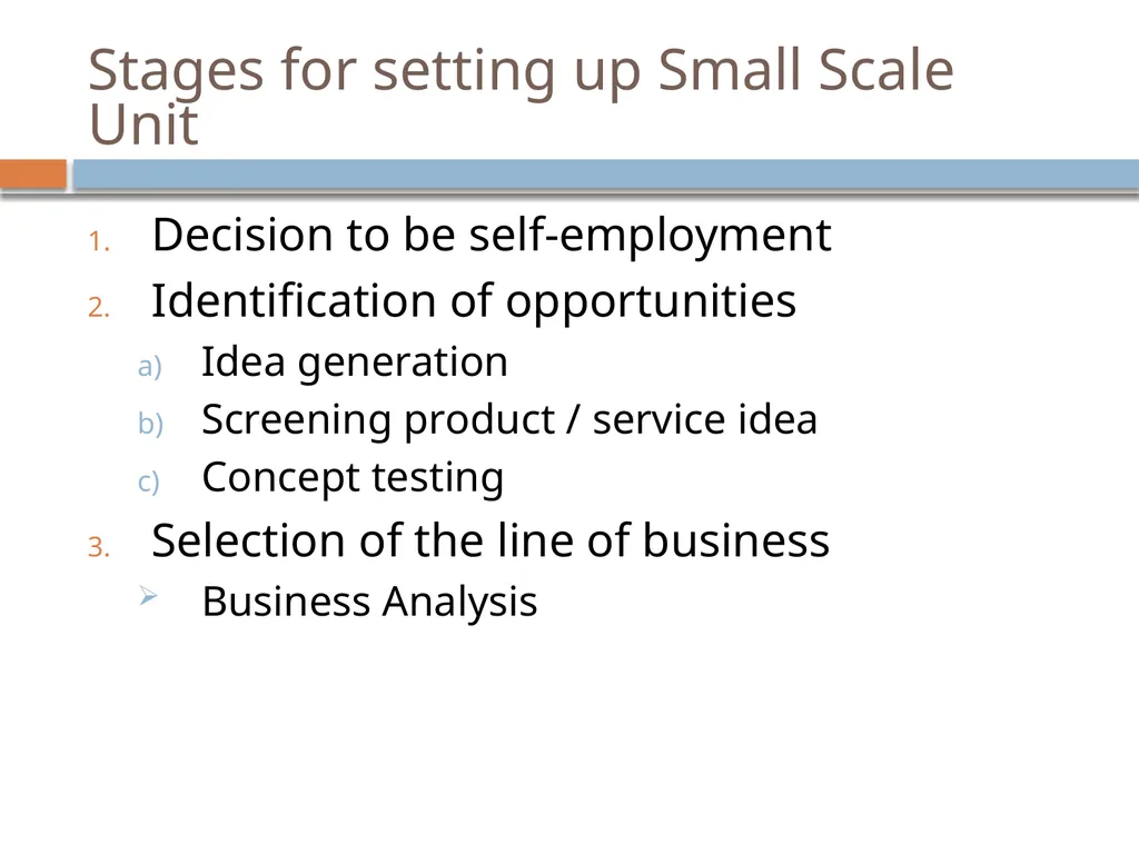 Entrepreneurship Development SMALL SCALE INDUSTRY - slide 3 of 10