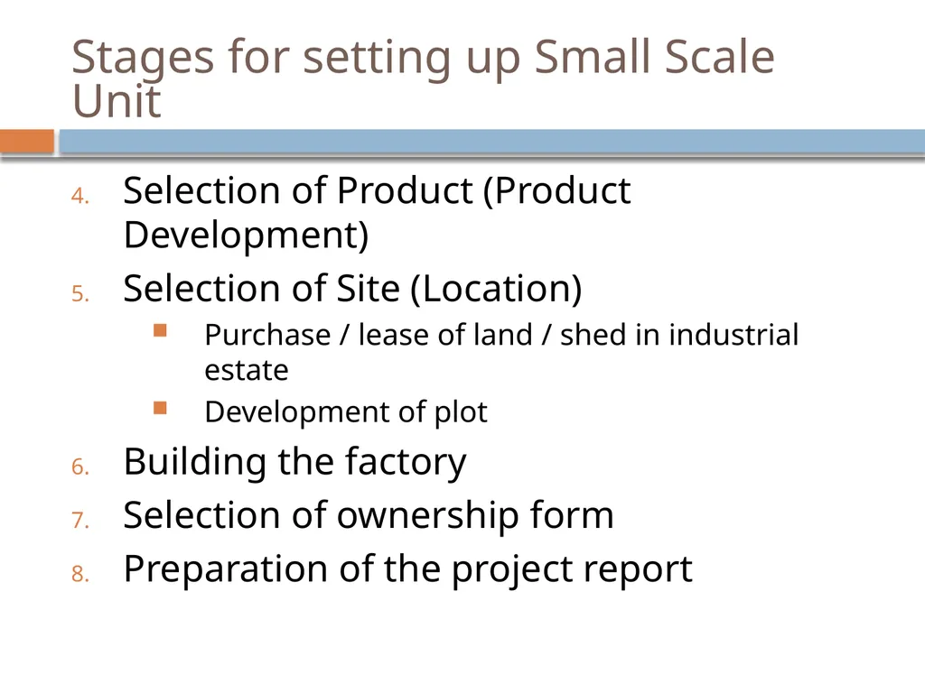 Entrepreneurship Development SMALL SCALE INDUSTRY - slide 4 of 10