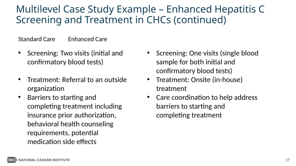 Multilevel Intervention Training Institute Module - slide 17 of 41
