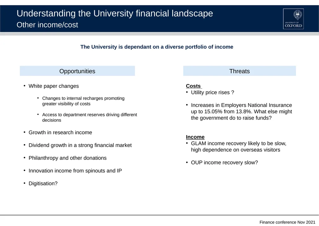 Finance conference - November 2021 Understanding - slide 9 of 9