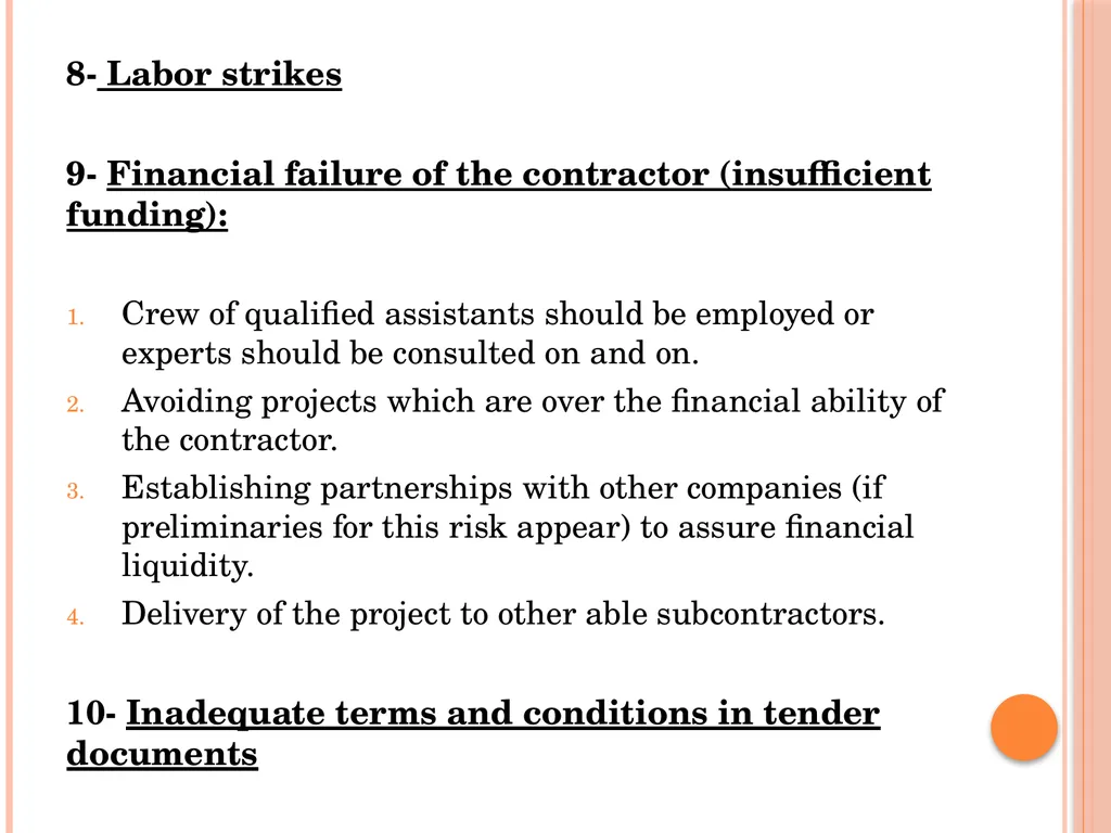 Financial Risk Management Affecting Building - slide 20 of 21