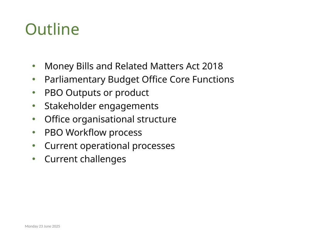 JOINT STANDING COMMITTEE ON THE FINANCIAL - slide 2 of 13