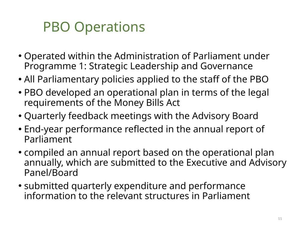 JOINT STANDING COMMITTEE ON THE FINANCIAL - slide 11 of 13