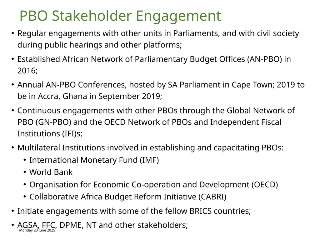 JOINT STANDING COMMITTEE ON THE FINANCIAL - slide 8 of 13