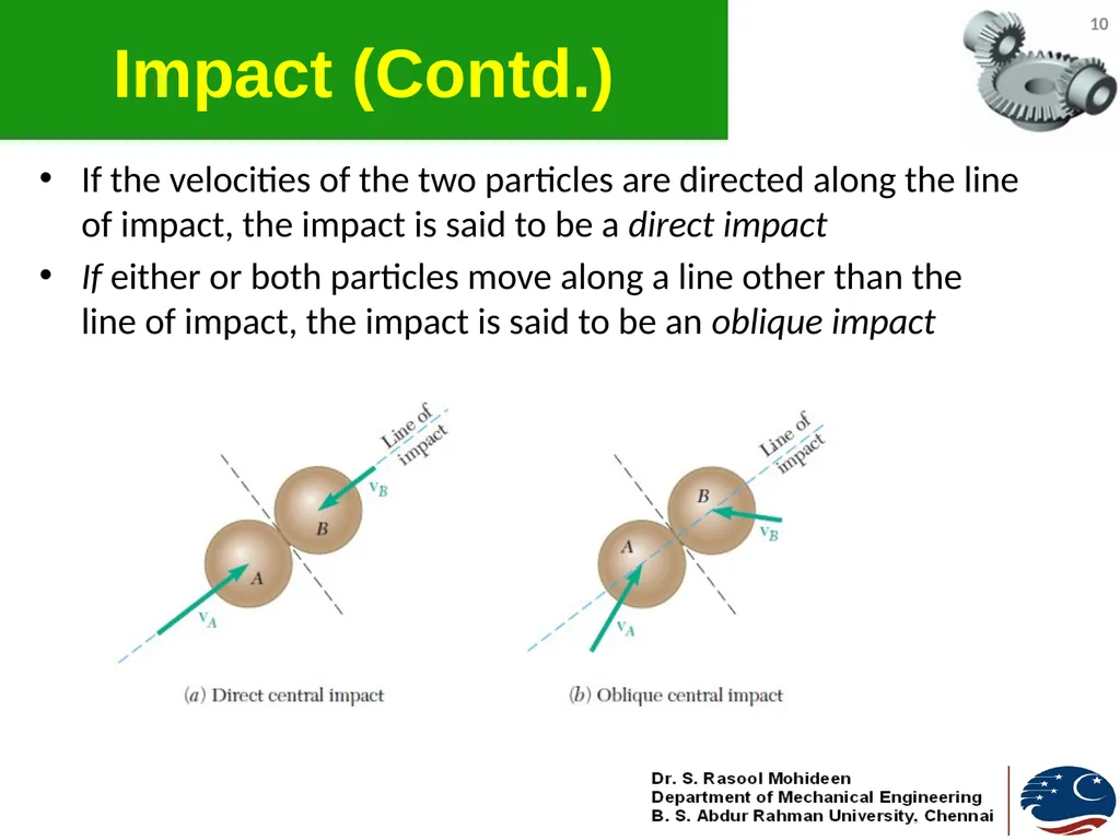 1 ENGINEERING MECHANICS GE 107 Lecture 11 Unit IV - slide 10 of 17