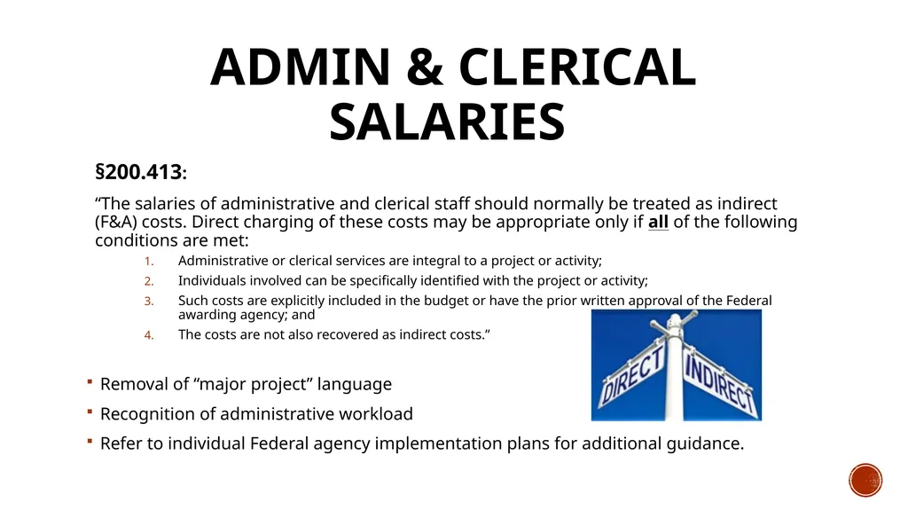Omb Uniform guidance A DEEPER LOOK INTO THE - slide 20 of 29